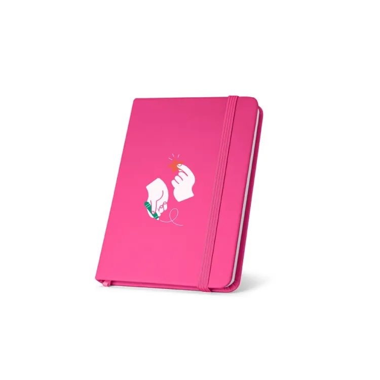 MEYER. Caderno de bolso em c.sintético com páginas lisas