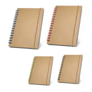 MARLOWE. Caderno de bolso espiral com folhas pautadas