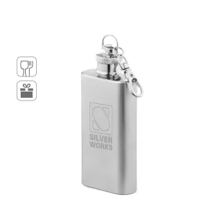 MUSE S. Garrafa de bolso em aço inox (50 mL)