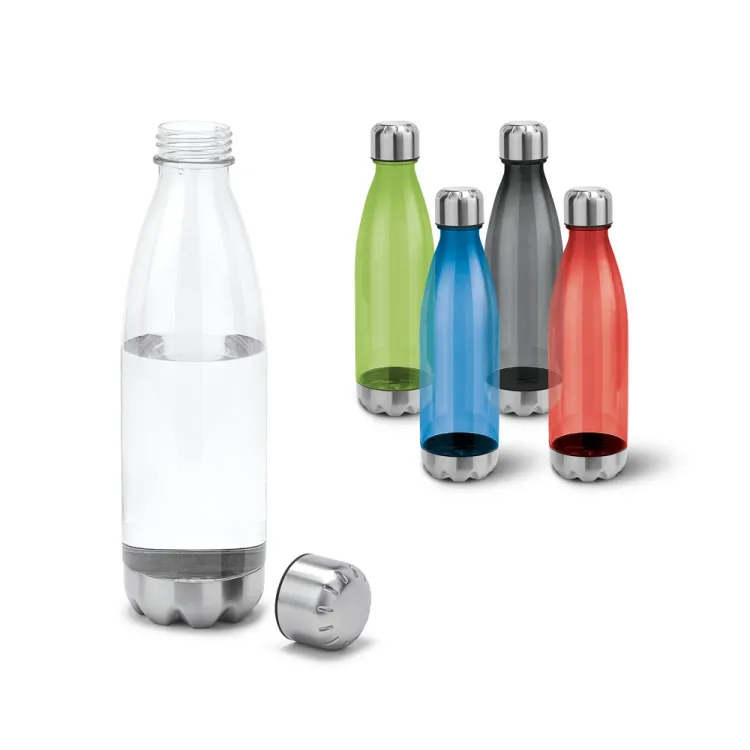 ANCER. Squeeze em AS, com tampa e base em aço inox (700 mL)