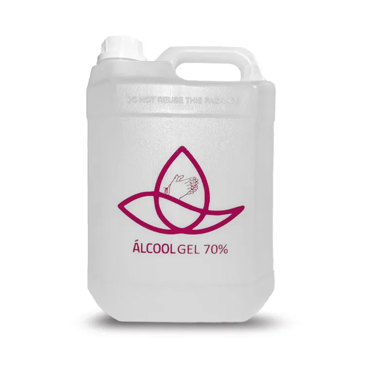 HEALTY 5L. Álcool Gel 70% Antisséptico 5 Litros