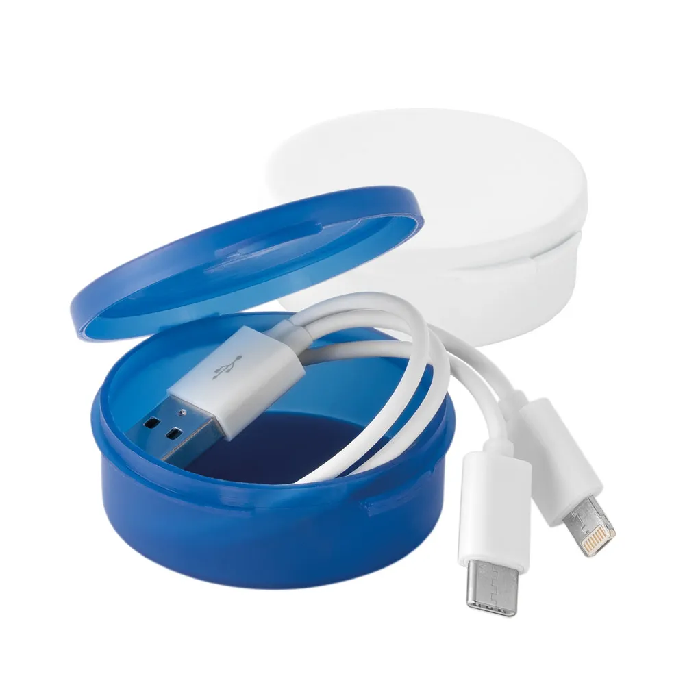 Cabo USB com conector 3 em 1 EMMY