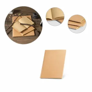 ALCOTT A6. Caderno com capa em cartão (250 g/m²) com folhas lisas reciclados
