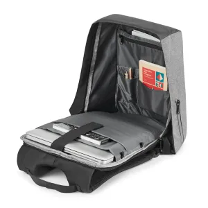 AVEIRO. Mochila para notebook 156 com sistema antirroubo em 900D de alta densidade e tarpaulin