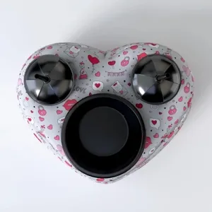 Almofada Porta Pipoca Coração Dia dos Namorados