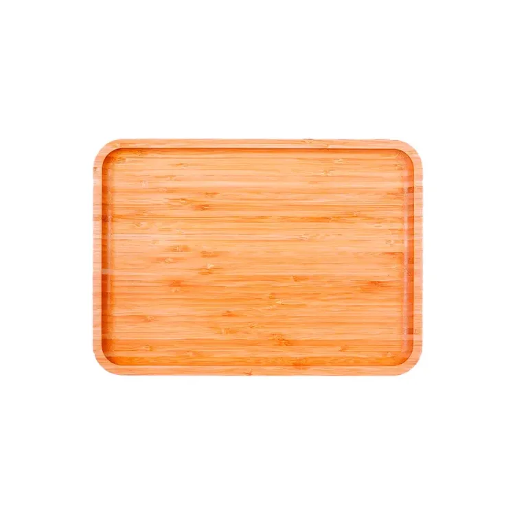 BANDEJA EM BAMBU PARA SERVIR - 28X20CM