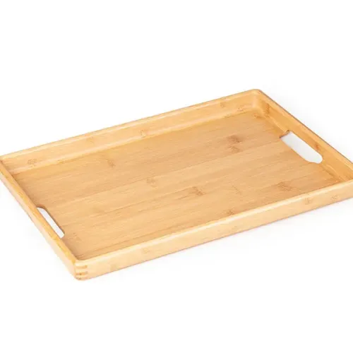 BANDEJA EM BAMBU PARA SERVIR - 40X28X3CM