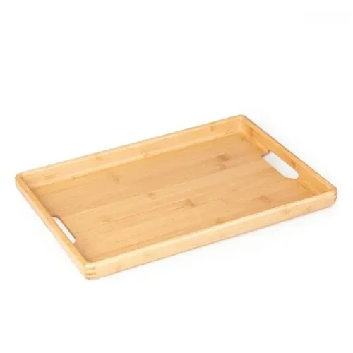 BANDEJA EM BAMBU PARA SERVIR - 40X28X3CM