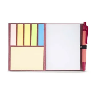 Bloco de anotações c/ Caneta (13x11cm)