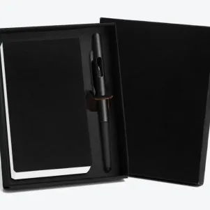 BLOCO PARA ANOTAÇÕES PRETO COM CANETA