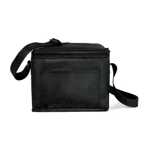 BOLSA TÉRMICA PRETA - 4L - 20X15X16CM -  NÃO IMPERMEÁVEL