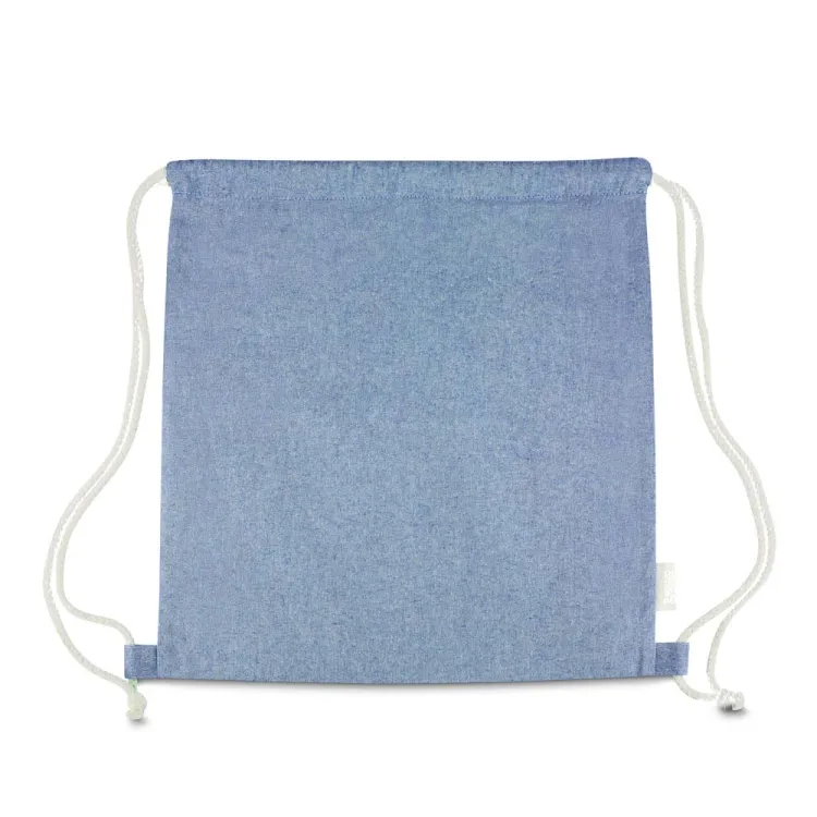 Sacola/Mochila em algodão mescla reciclado 140g/m²