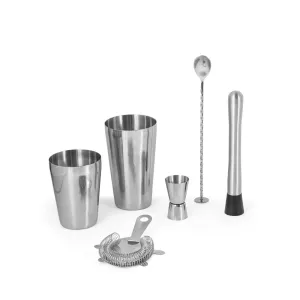 BRAMBLE. Set de coquetel com 6 peças em aço inox