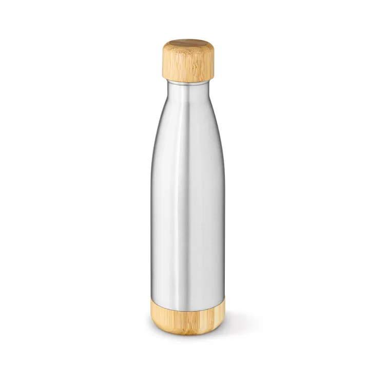 BROMELL 800. Garrafa em aço inox (90% reciclado) com tampa em bambu 800 mL