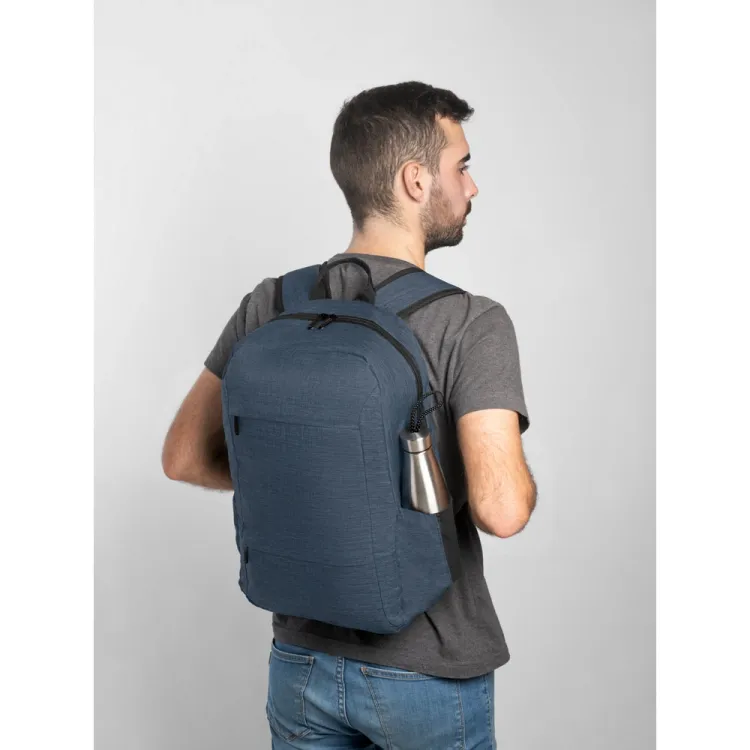 BUSINESS. Mochila para notebook portátil em 300D poliéster reciclado (100% rPET) 156