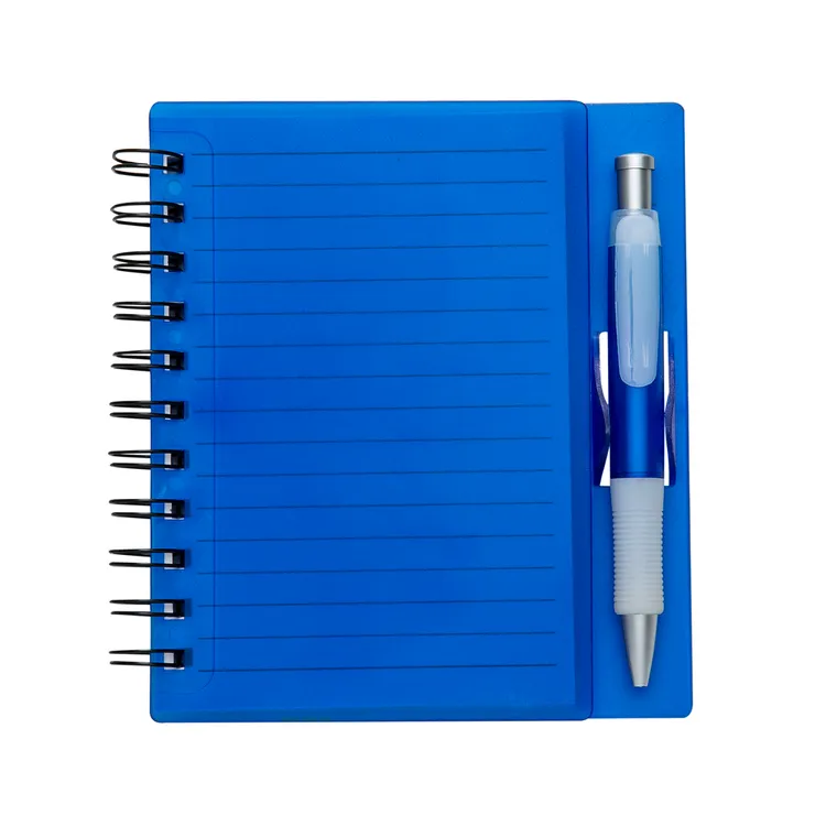 Caderno Plástico com Caneta