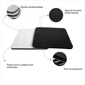 Bolacha de Chopp Branca Para Sublimação Quadrada