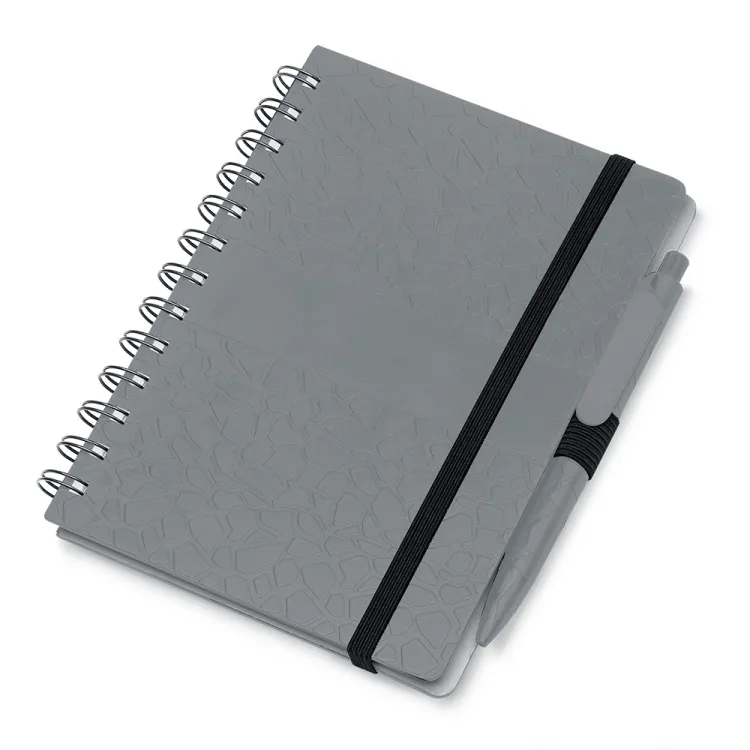 Caderno B6 Capa em ABS com Caneta