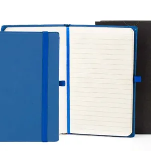 CADERNETA C/ PAUTA AZUL - 12,2X17 CM