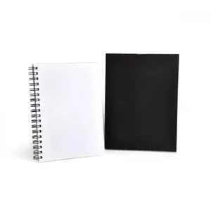 CADERNO PAUTADO COM WIRE-O - BRANCO - 23,5X18CM - 100 FLS