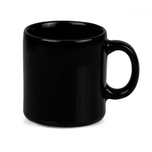 CANECA EM CERÂMICA PRETA - 270ML