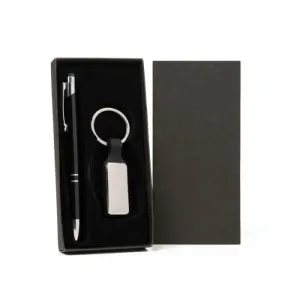 CANETA E CHAVEIRO EM METAL