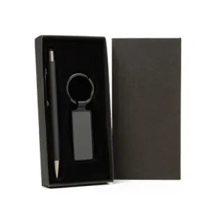 CANETA CHAVEIRO EM METAL RETANGULAR