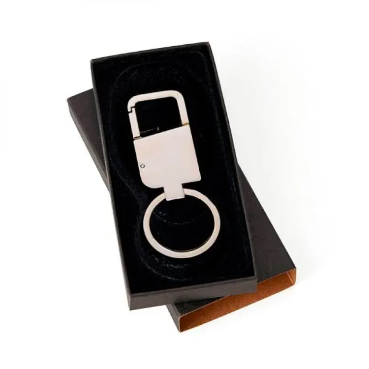 CHAVEIRO EM METAL COM MOSQUETÃO