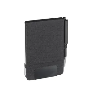 Mini caderno A6 em RPET com caneta