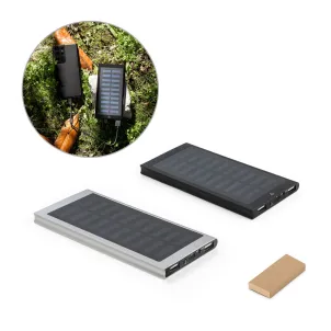 CLERK. Bateria portátil em 100% alumínio reciclado 8000 mAh