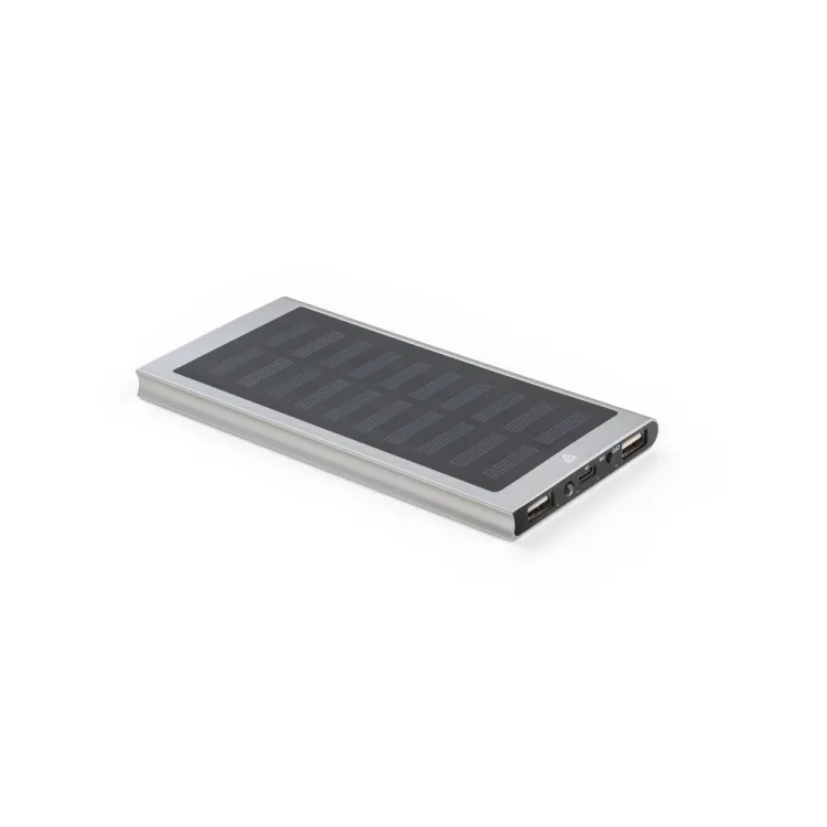 CLERK. Bateria portátil em 100% alumínio reciclado 8000 mAh
