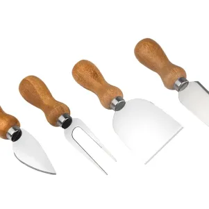 CONJ DE FACA INOX/BAMBU - 4 PÇS