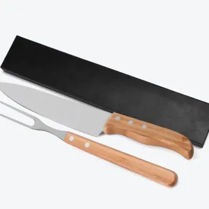 CONJ. DE GARFO E FACA 8" EM BAMBU SPECIAL LINE - 2 PÇS