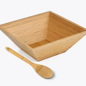 CONJUNTO PARA SERVIR EM BAMBU - 2 PÇS