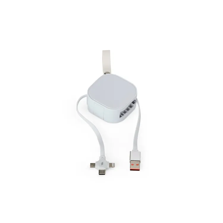 Cabo USB retrátil  4 em 1