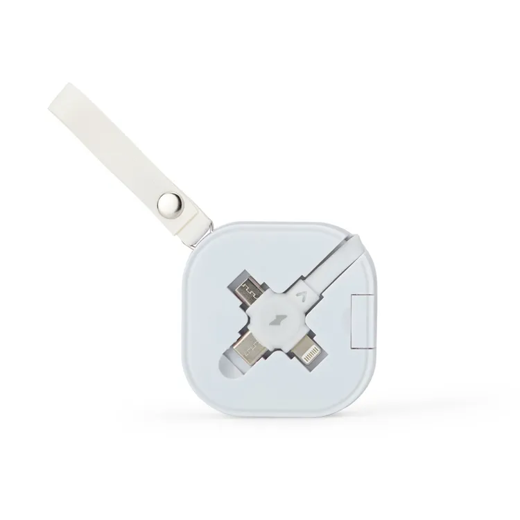 Cabo USB retrátil  4 em 1