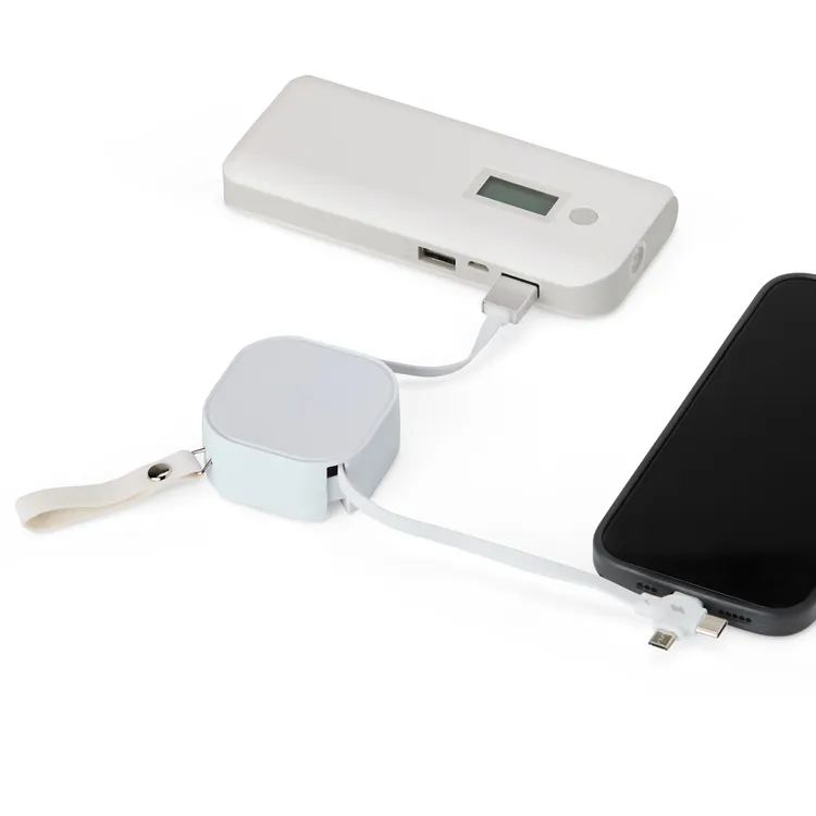 Cabo USB retrátil  4 em 1