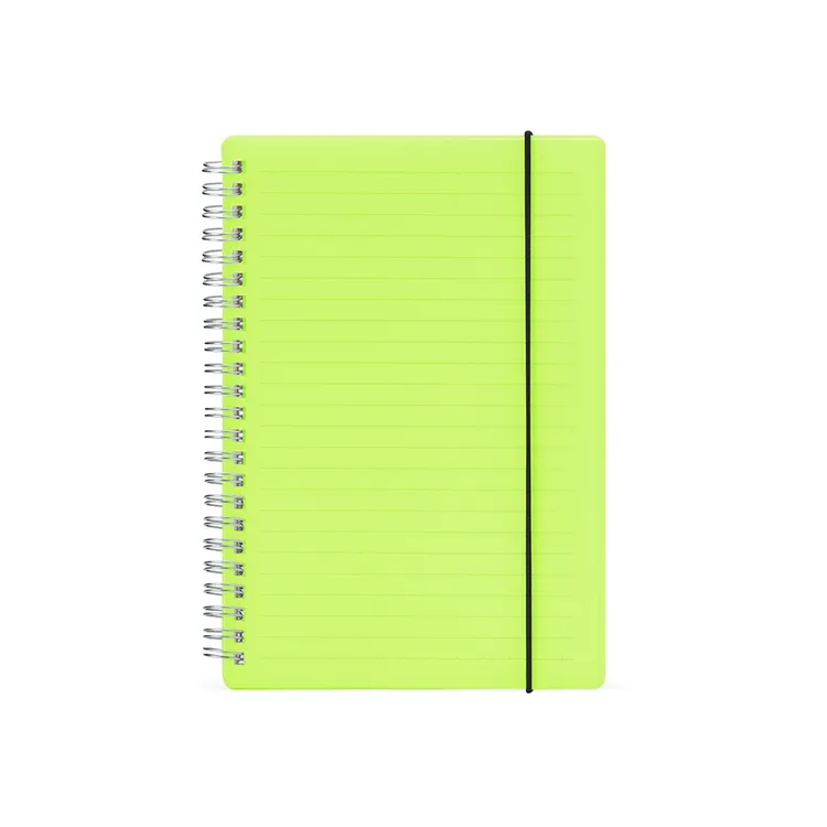 Caderno A5 Plástico