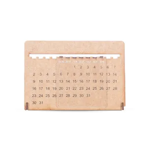 Calendário Permanente MDF com Acrílico