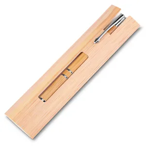 Caneta Ecológica de Bambu com Estojo