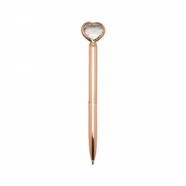 Miniatura de imagem do produto Caneta Metal Coração Diamante