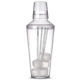 Miniatura de imagem do produto Coqueteleira Acrílica com Gelo Ecológico e Misturadores