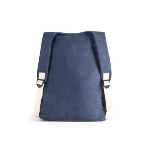 DENIM BPACK. Mochila casual em denim reciclado (300 g/m²)