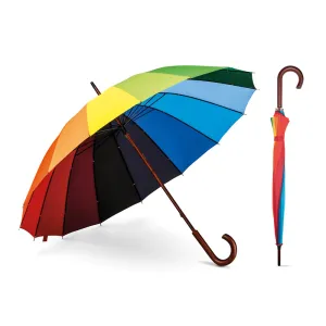 DUHA. Guarda-chuva arco-íris em 190T pongee