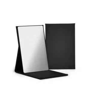 ESPELHO COM ACABAMENTO AVELUDADO PRETO - 10,8X7X1,8 CM