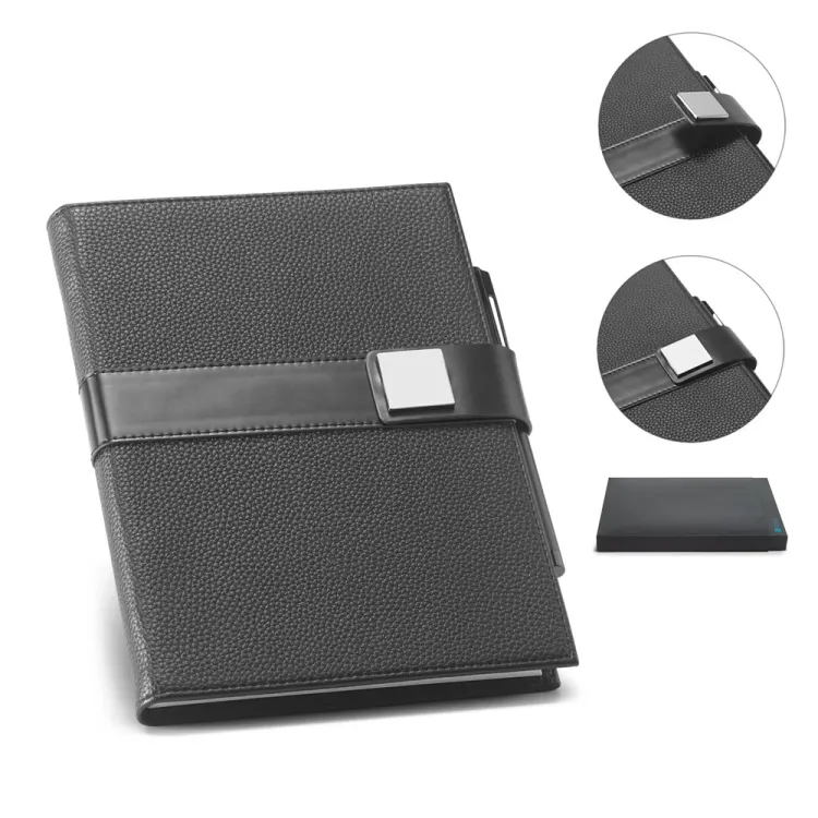 EMPIRE NOTEBOOK II. Caderno EMPIRE A5 com folhas pautadas, lisas e pontilhadas