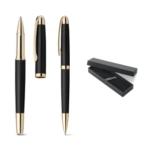 EZEKIEL SET. Conjunto de roller e esferográfica