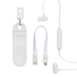 Miniatura de imagem do produto Fone de Ouvido Bluetooth com estojo e cabo para recarga
