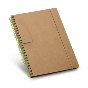 GARDEN. Caderno B6 com folhas pautadas reciclado