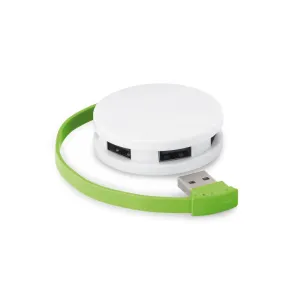 GARDNER. Hub USB 20 em ABS com 4 portas